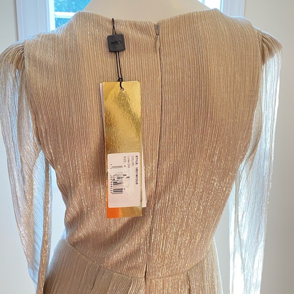 PATBO Lurex Draped Mini Dress. Size 4. $595 - Picture 6 of 10